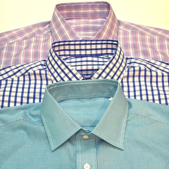 Hall‎ & Madden 3 luxury dress shirts C44